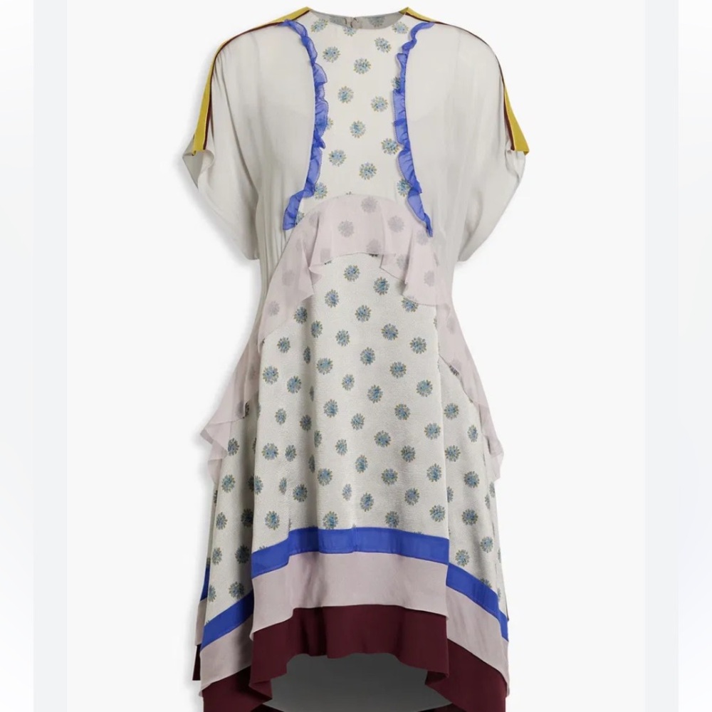 Valentino Garavani Floral Pattern,Silk-Chiffon Sundress